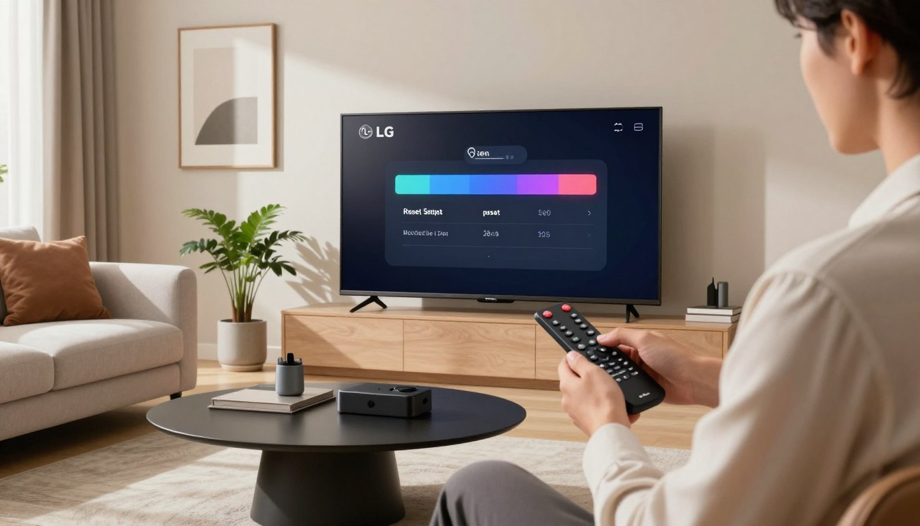 Jak zresetować telewizor LG